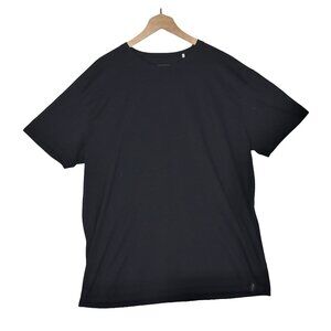 prAna Black T-Shirt XXL Organic Cotton Minimalist Like New